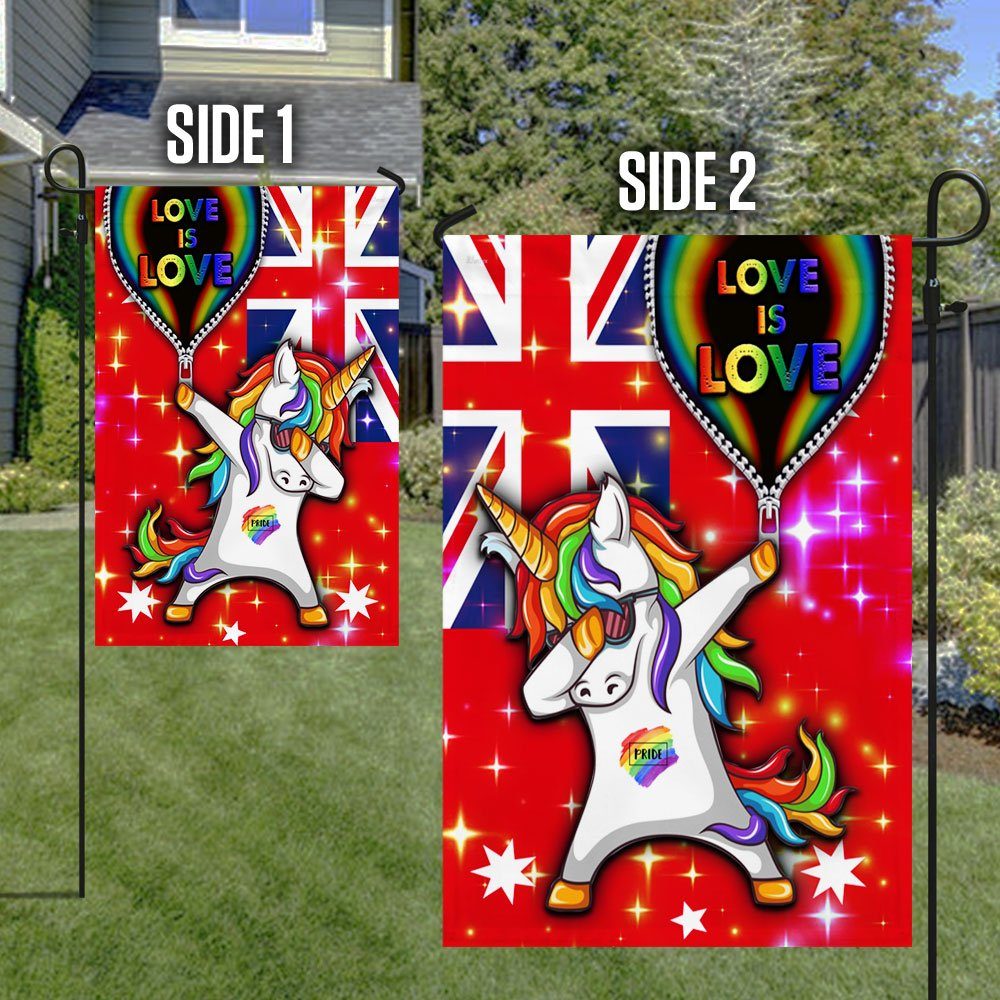 LGBT Flag Unicorn Love Is Love DDH2812Fv3 - Image 6