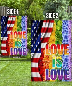 lgbt flowers flag love is love lha2044f 4507