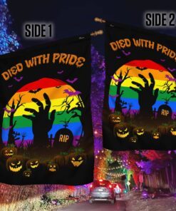 lgbt halloween pride died with pride flag mln593f 7371
