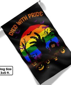 lgbt halloween pride died with pride flag mln593f 7465