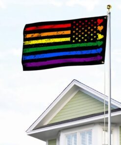 lgbt heart pride month grommet flag qnk144gf 2586