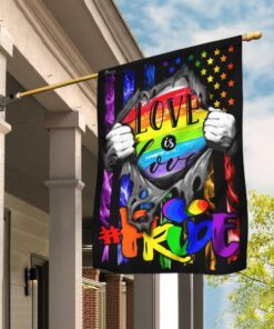 LGBT Pride. Love Is Love Flag
