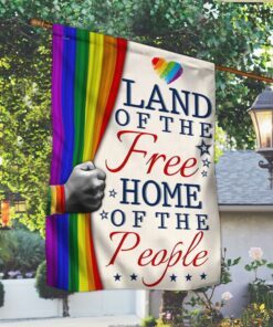 LGBT Pride Flag Land Of The Free Home Of The People LHA1949F