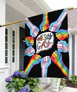 LGBT Pride Flag We Say Gay BNN322F