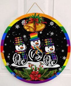 lgbt round wooden door love is love ddh2165wd 2581