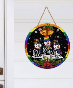 lgbt round wooden door love is love ddh2165wd 8010