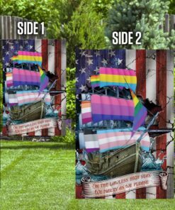 lgbt ship on the lawless high seas flag 6468