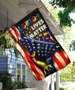 lgbtq+ lives matter flag 2442