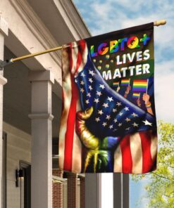 LGBTQ+ Lives Matter Flag