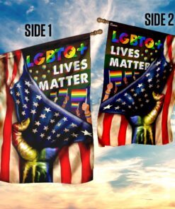 lgbtq+ lives matter flag 2935