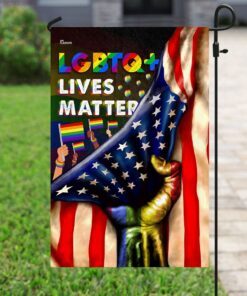 lgbtq+ lives matter flag 3373