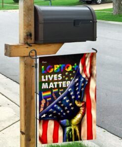 lgbtq+ lives matter flag 8160