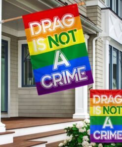 lgbtq drag queen drag is not a crime flag mln1208f 3967