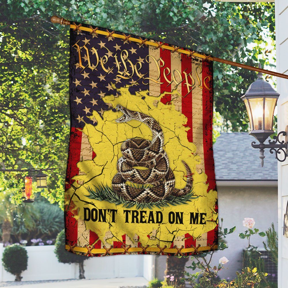 Libertarian Gadsden Flag We The People Don't Tread On Me LHA2112F