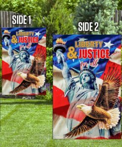 liberty &amp justice for all 4th july american flag 1478