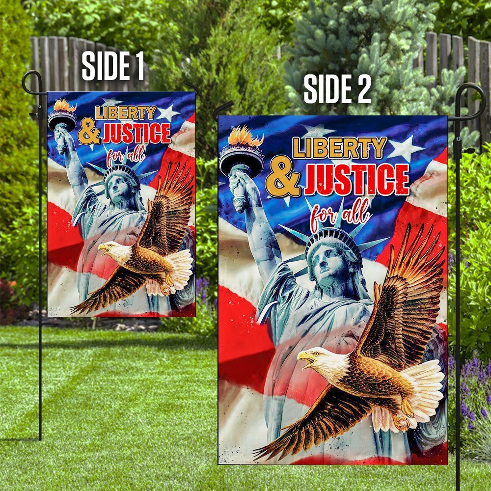 Liberty & Justice For All 4th July American Flag - Image 10