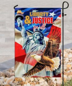 liberty &amp justice for all 4th july american flag 4300