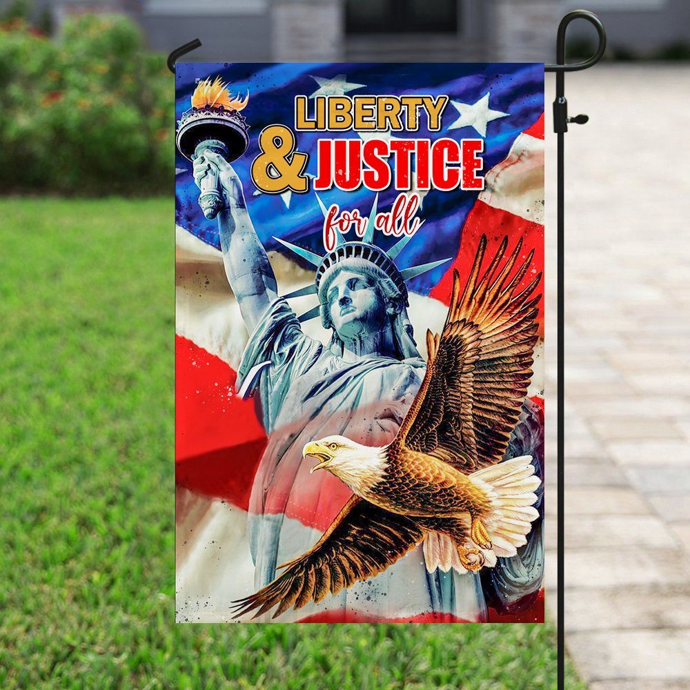 Liberty & Justice For All 4th July American Flag - Image 6
