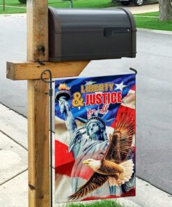 liberty &amp justice for all 4th july american flag 5098