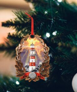 lighthouse custom shaped ornament america night ntb177o 6015