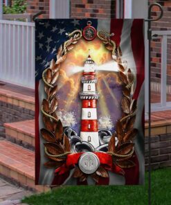 lighthouse flag america night ntb177f 5267