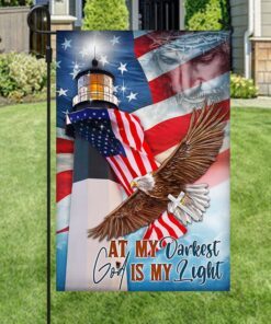lighthouse flag at my darkest god is my light bnn24f 3036