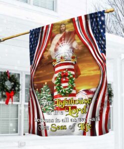 Lighthouse Flag The Lighthouse Of The Lord LNH003F