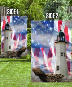 lighthouse u.s flag lha1980f 1625