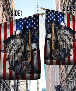 lineman american flag lha1788f 8014