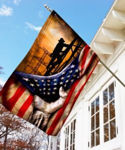 lineman american us flag 1242