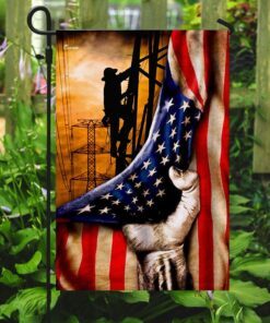lineman american us flag 2208
