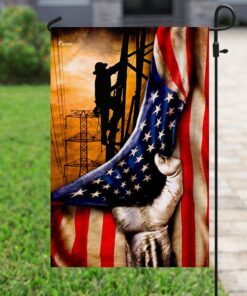 lineman american us flag 2738