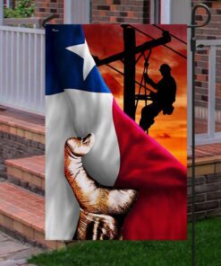 lineman texas flag qnk1048f 8257
