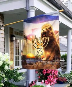 lion of judah. israel jerusalem flag 2140