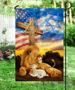 lion of judah israel american flag, the lion and lamb jewish qnn667f 5485