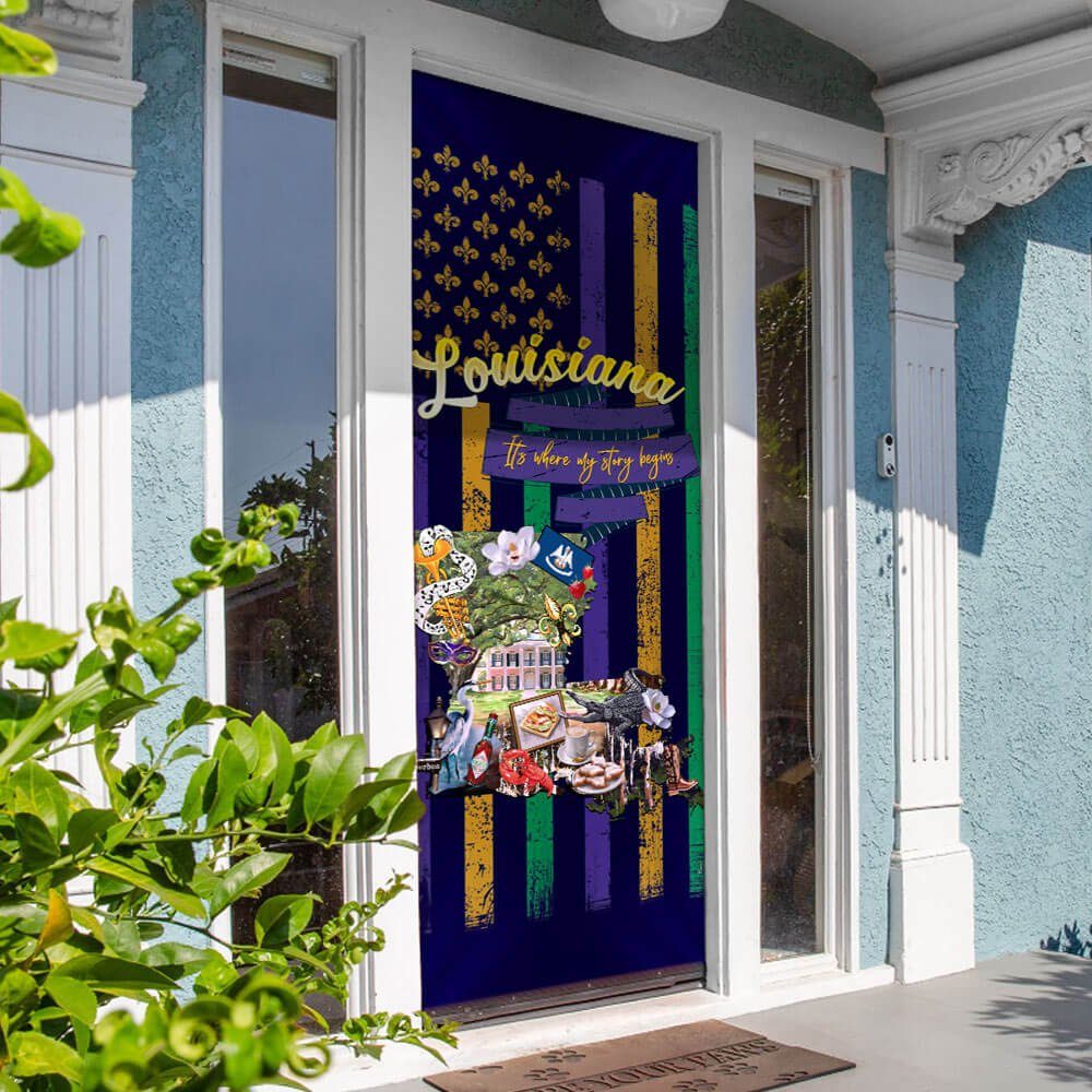 Louisiana, It's Where My Story Begins Door Cover TPT829D - Image 3