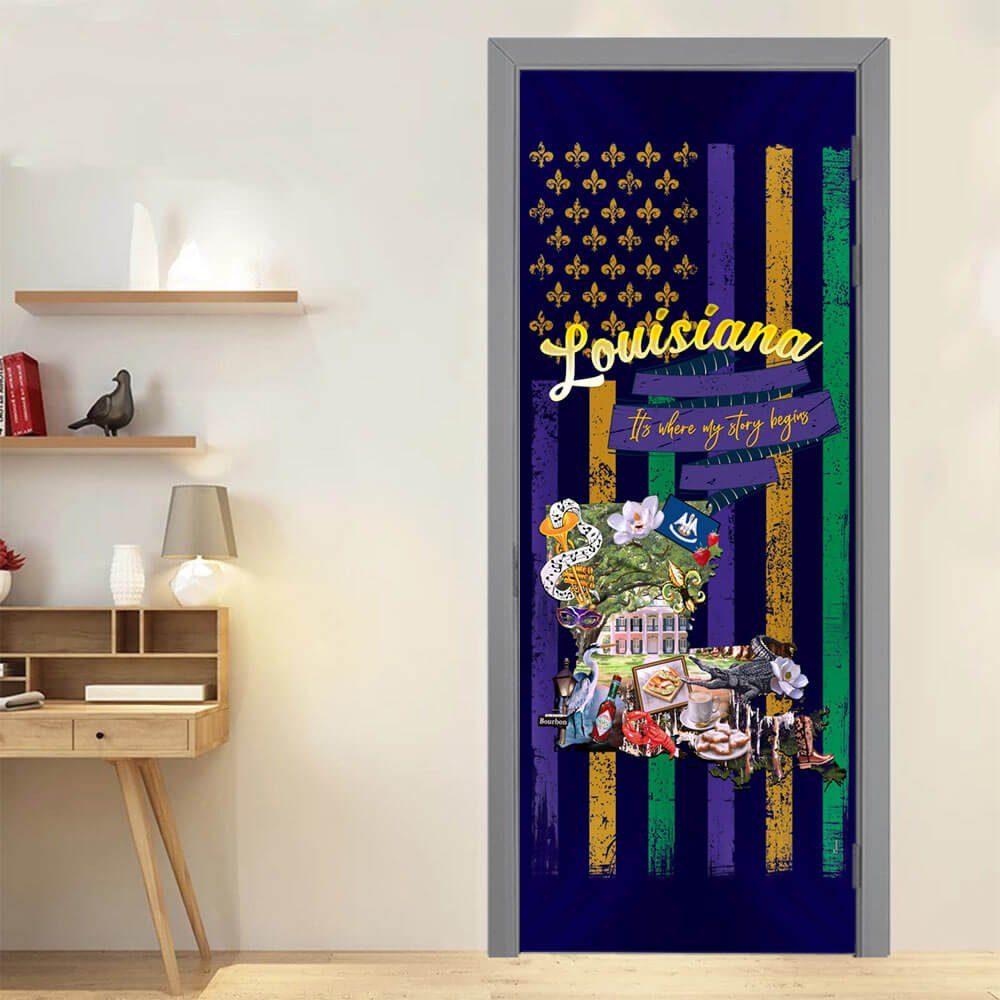Louisiana, It's Where My Story Begins Door Cover TPT829D - Image 4