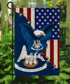louisiana american eagle flag 7807