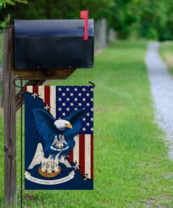 louisiana american eagle flag 7825
