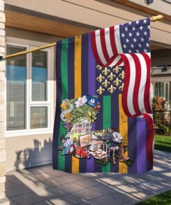 louisiana american flag mln1328f 4090