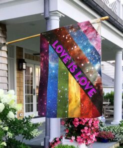 Love Is Love. LGBT Flag