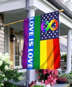 Love Is Love LGBT Flag