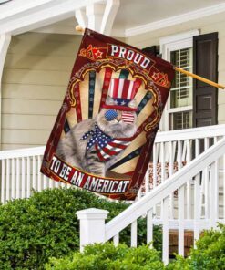 lovely ameri cat flag ntb117f 1031