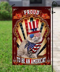 lovely ameri cat flag ntb117f 7720
