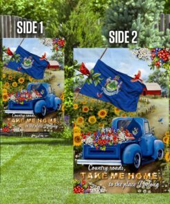 maine country roads flag 5435