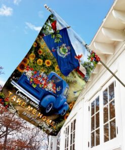 maine country roads flag 6313