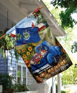 maine country roads flag 6994