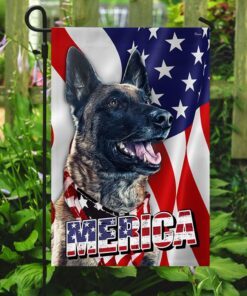 malinois flag merica patriotic dog bnn190fv1 3882