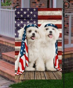 maltese dog flag charming dog ntb216fv12 2665