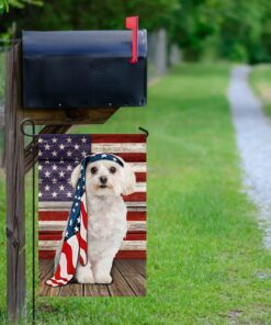 maltese dog flag charming dog ntb216fv14 4635